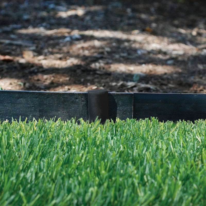 EasyFlex Pound-in Landscape Edging with Bonus Anchoring Stakes, 4.5 in. Straight Top Plastic Garden Border, 20 Foot Kit, Black, (3500-20CXX-3) - Image 4
