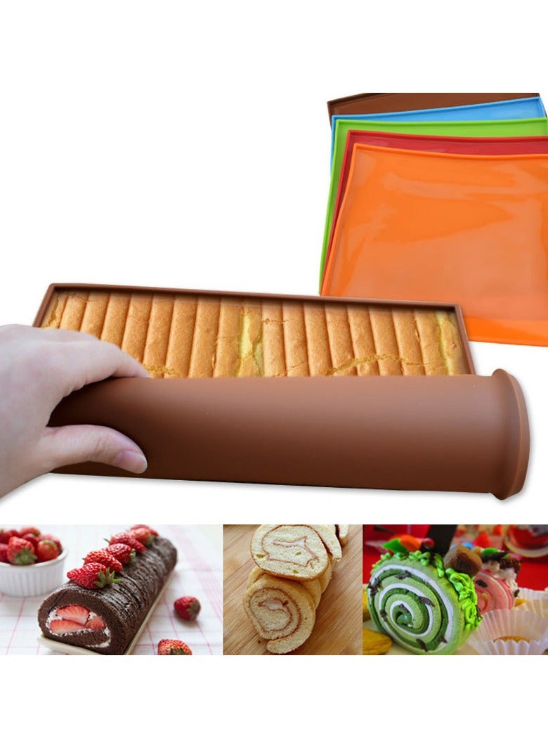 سويس بون سيليكون الخبز حصيرة كعكة لفة حصيرة العفن ماكارون سويس رول فرن حصيرة غير عصا الخبز كعكة أداة مطبخ أداة زينة الكوكب الأحمر - Image 4