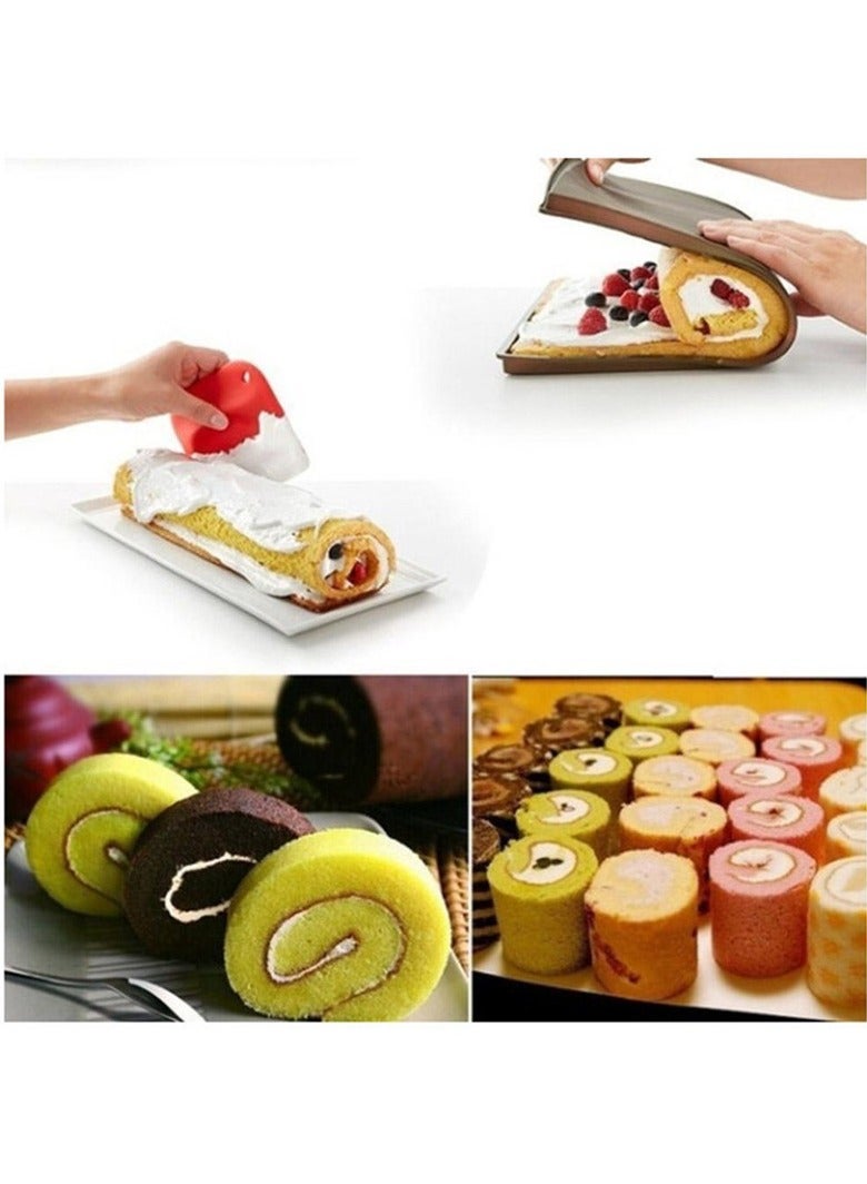 سويس بون سيليكون الخبز حصيرة كعكة لفة حصيرة العفن ماكارون سويس رول فرن حصيرة غير عصا الخبز كعكة أداة مطبخ أداة زينة الكوكب الأحمر - Image 5