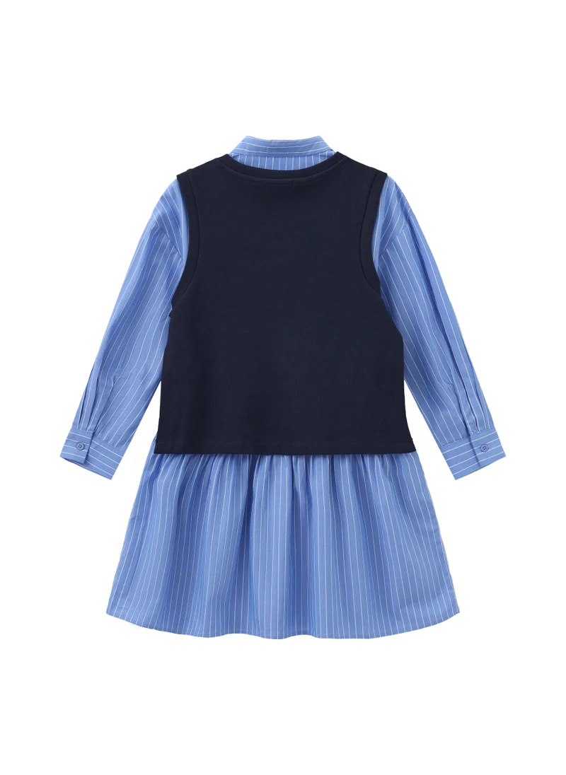 Balabala Kids Girls Woven long sleeve suit