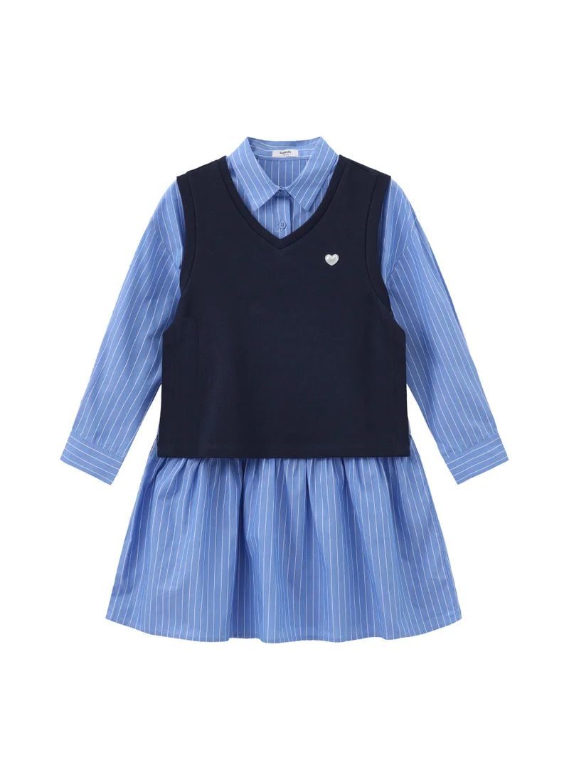 Balabala Kids Girls Woven long sleeve suit