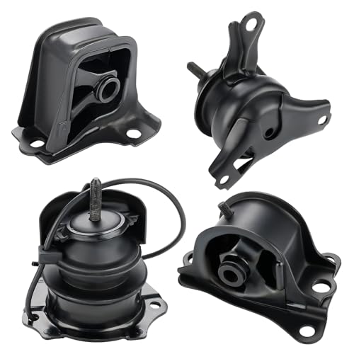 JDMON 4Pcs Engine Motor & Transmission Mount Replacement for Honda Accord 2.3L 1998 1999 2000 2001 2002 Compatible with A6583, A6564, A6572, A6570 - Image 1