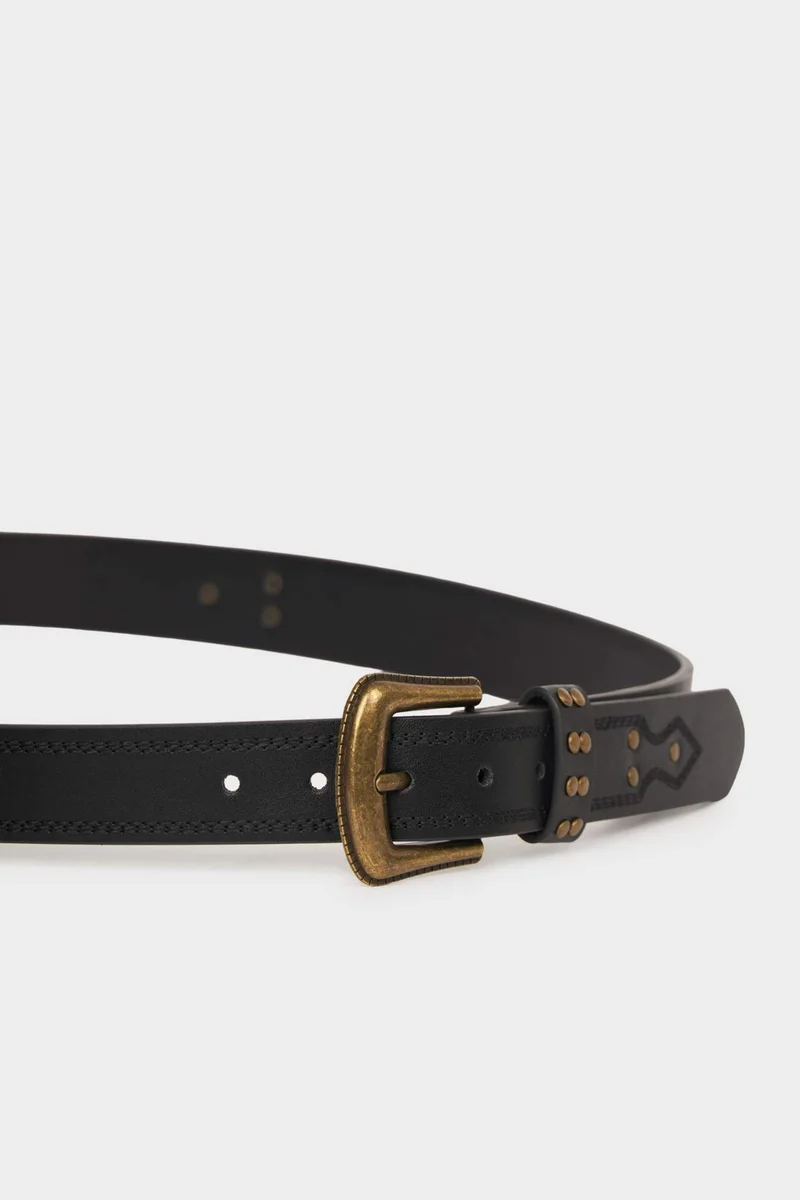 ديفاكتو Woman Faux Leather Belt