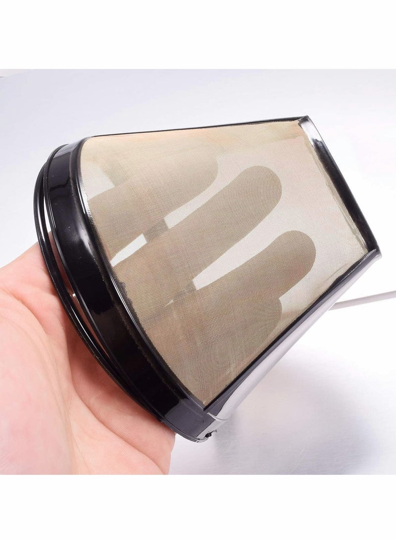 KASTWAVE فري ووك 1 قطعة مرشح قهوة دائم قابل لإعادة الاستخدام شكل مخروط 4 شبكة سلة من الفولاذ المقاوم للصدأ جديد - Image 5