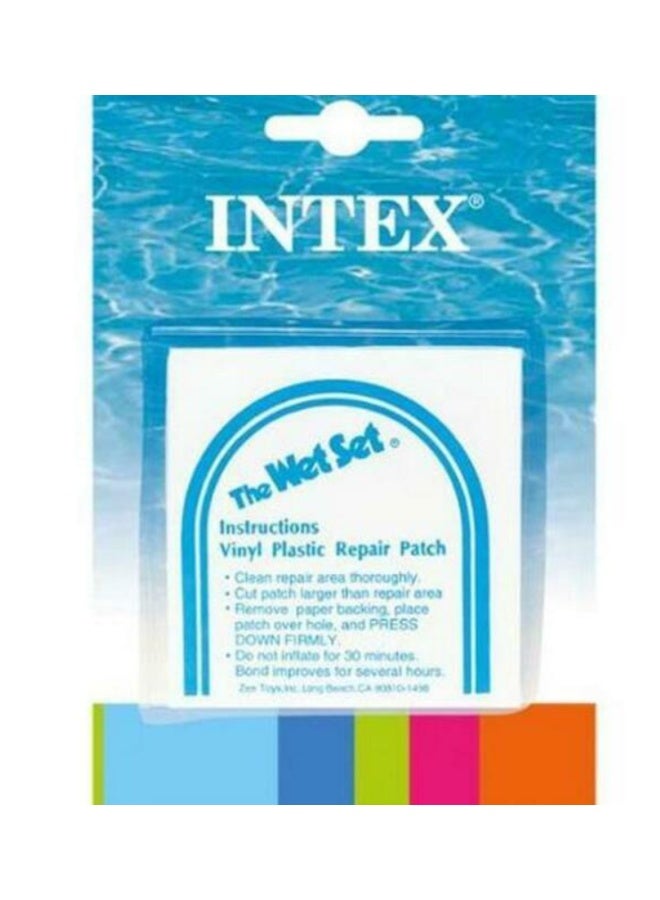 Intex Wet Vinyl Plastic Repair Patch, 6-Count Repair Kit - Image 1