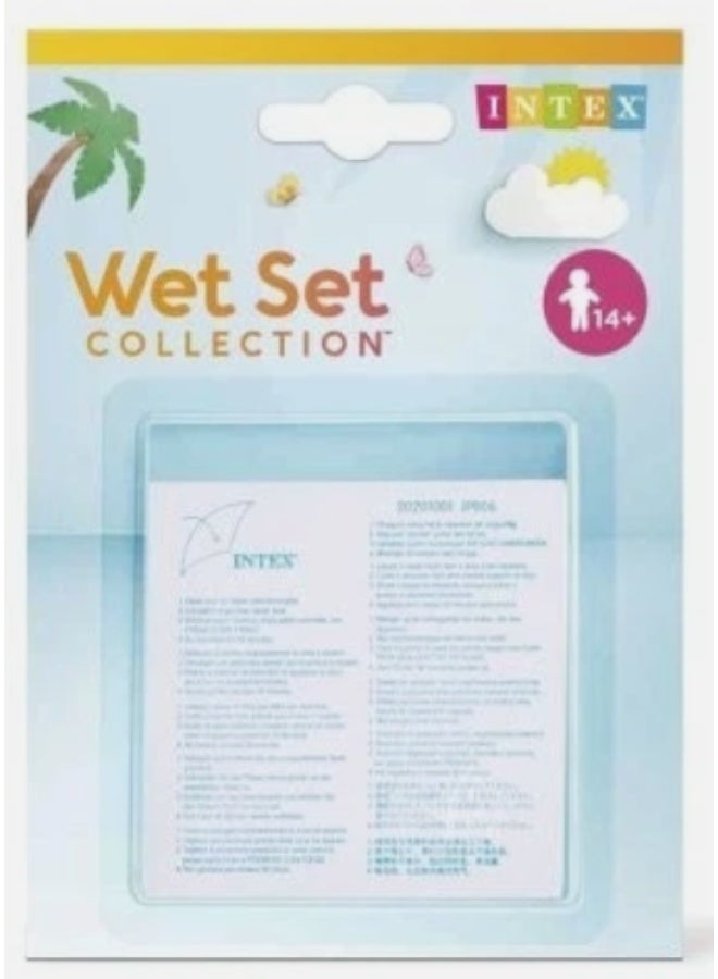 Intex Wet Vinyl Plastic Repair Patch, 6-Count Repair Kit - Image 2