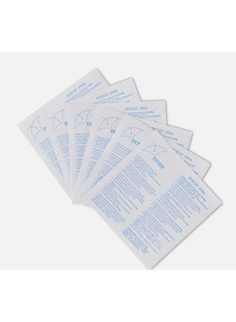 Intex Wet Vinyl Plastic Repair Patch, 6-Count Repair Kit - Image 3