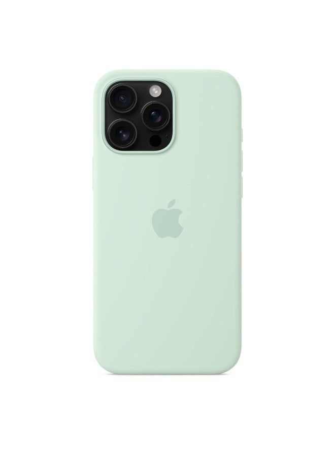 فريق ديلوكس iPhone 16 Pro Max حافظة سيليكون مع MagSafe (اللون الزمردي المائي) - Image 4