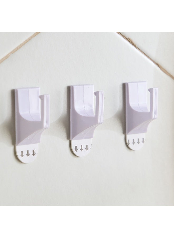 Home Box Small Rectangle Hooks - Set of 3 for Home - Image 1