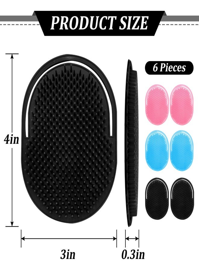 Yoblink 6 Pieces Pocket Palm Combs,Palm Combs For Men And Woman,Palm Comb Pocket Brush,Hand Comb Pocket Combs Pocket Hair Brush,Shampoo Comb - Image 2