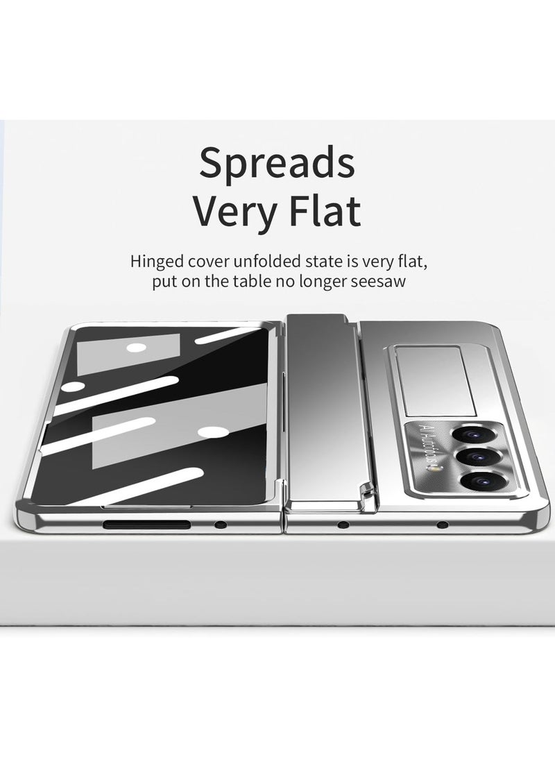 متوافق الحال بالنسبة لسامسونج غالاكسي زد أضعاف 7 المدمج في حامي الشاشة و المفصلي حماية المخفية حامل كامل الجسم للصدمات الحال بالنسبة لسامسونج غالاكسي زد أضعاف 7 - Image 3