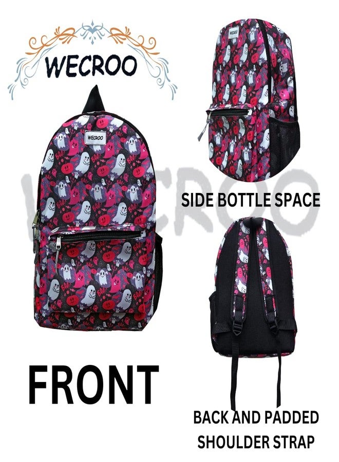 WECROO Casual Backpacks for Women,Stylish and Trendy College backpacks for girls, Water Resistant and Lightweight Bags (Pink) - Image 2