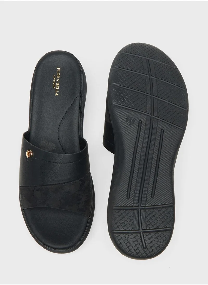 شو اكسبرس One Strap Wedge Sandals