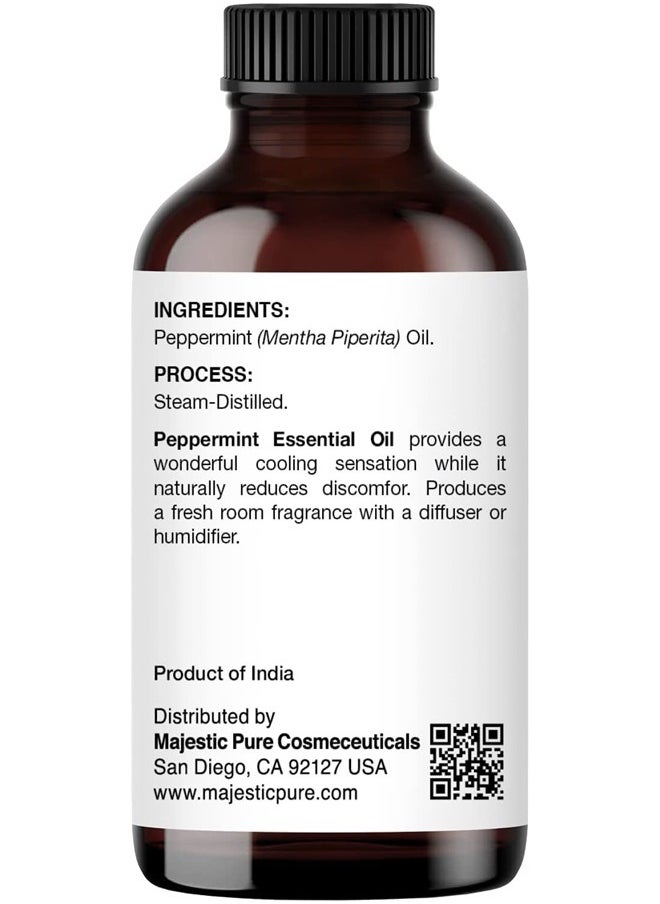 Majestic Pure Majestic Pure Peppermint USDA Organic Essential Oil | 100% Organic and Premium Quality Oil | Aromatherapy, Skincare, Hair Care, & Household Use | 1 fl. Oz  - Image 2