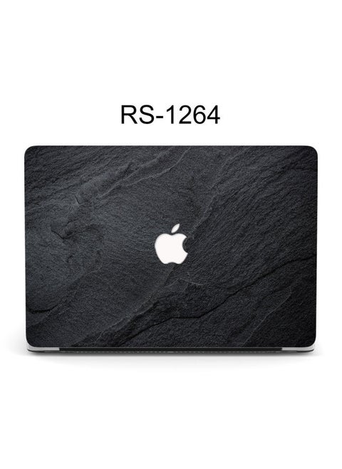 Apple Laptop Macbookpro Protective Shell 16-inch Apple Computer Protective Shell Wood Grain Apple Computer Shell-Color:RS-1264 (black)-Applicable Model:Macbook12（A1534）