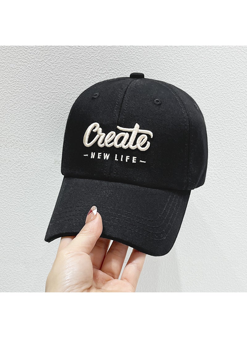 Generic Summer Embroidered Baseball Cap Unisex Wine red  - Image 3