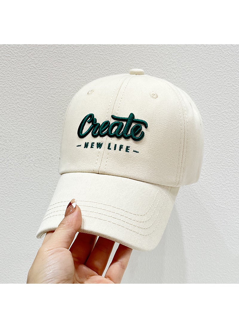 Generic Summer Embroidered Baseball Cap Unisex Wine red  - Image 2