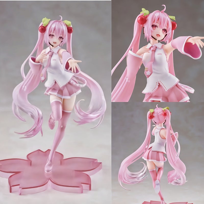 Hatsune Miku Figure Standing Sakura Hatsune Model Ornament Birthday Gift /Drophipping - Image 2