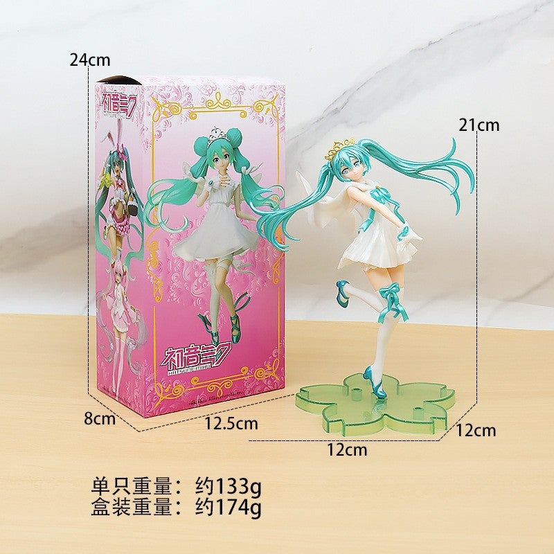 Hatsune Miku Figure Standing Sakura Hatsune Model Ornament Birthday Gift /Drophipping - Image 1
