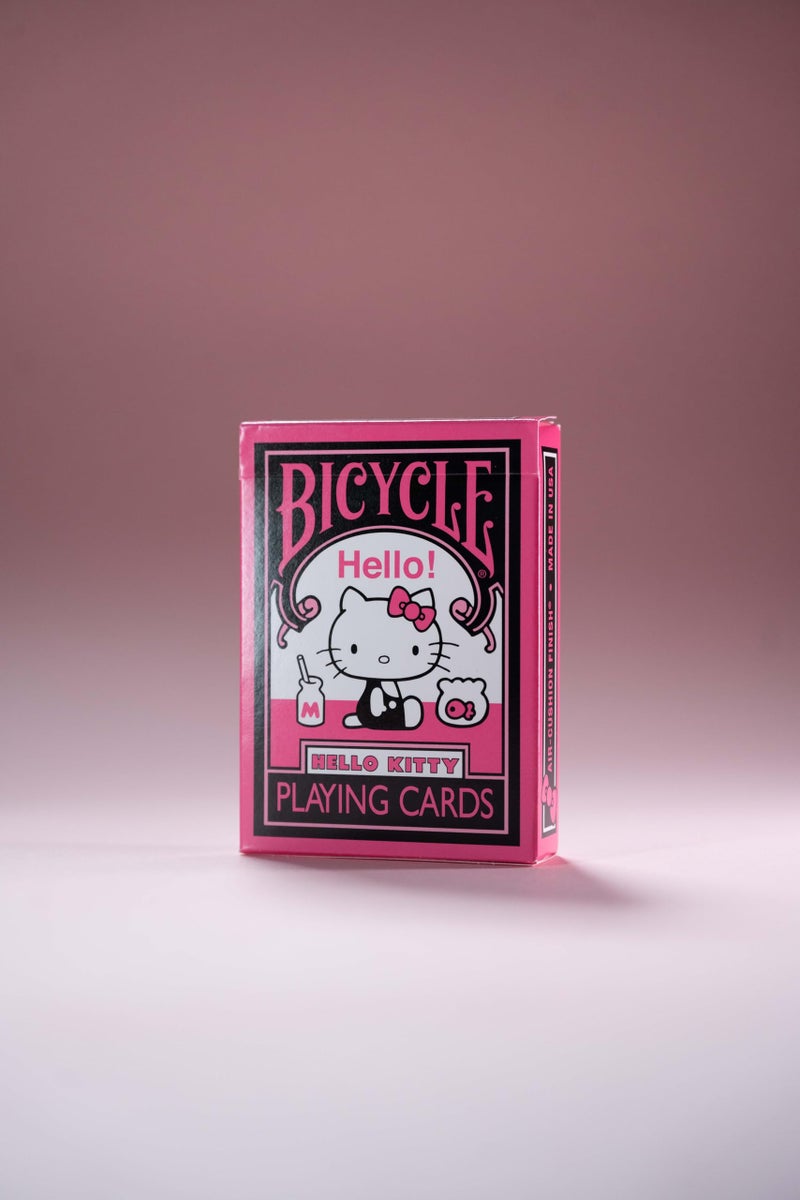 Bicycle Hello Kitty Playing Cards, Black & Pink, 1 Deck - Image 2