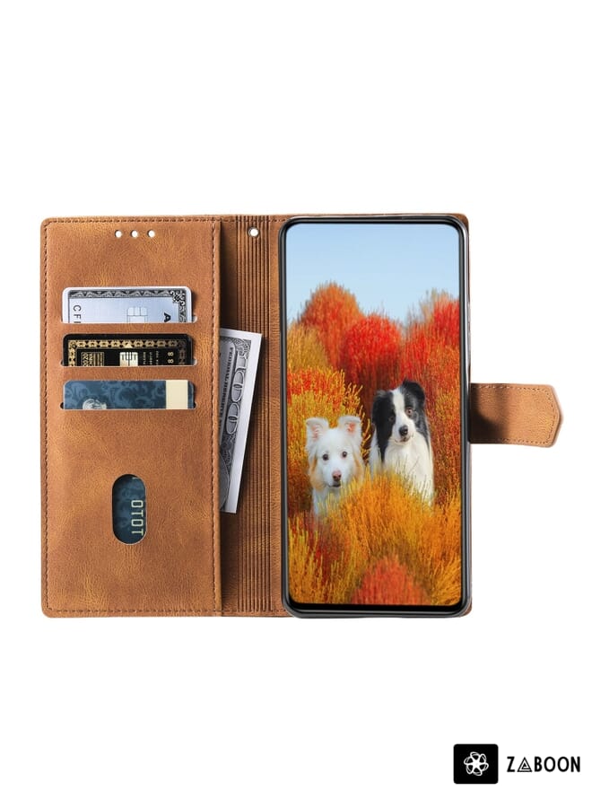 Zaboon حافظة واقية لهاتف سامسونج جالاكسي A33 5G جلد ملصق - Image 3