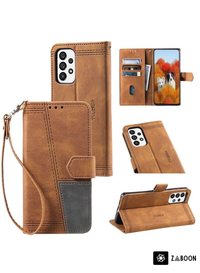 Zaboon حافظة واقية لهاتف سامسونج جالاكسي A33 5G جلد ملصق - Image 1