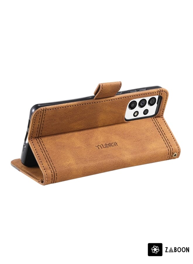 Zaboon حافظة واقية لهاتف سامسونج جالاكسي A33 5G جلد ملصق - Image 5