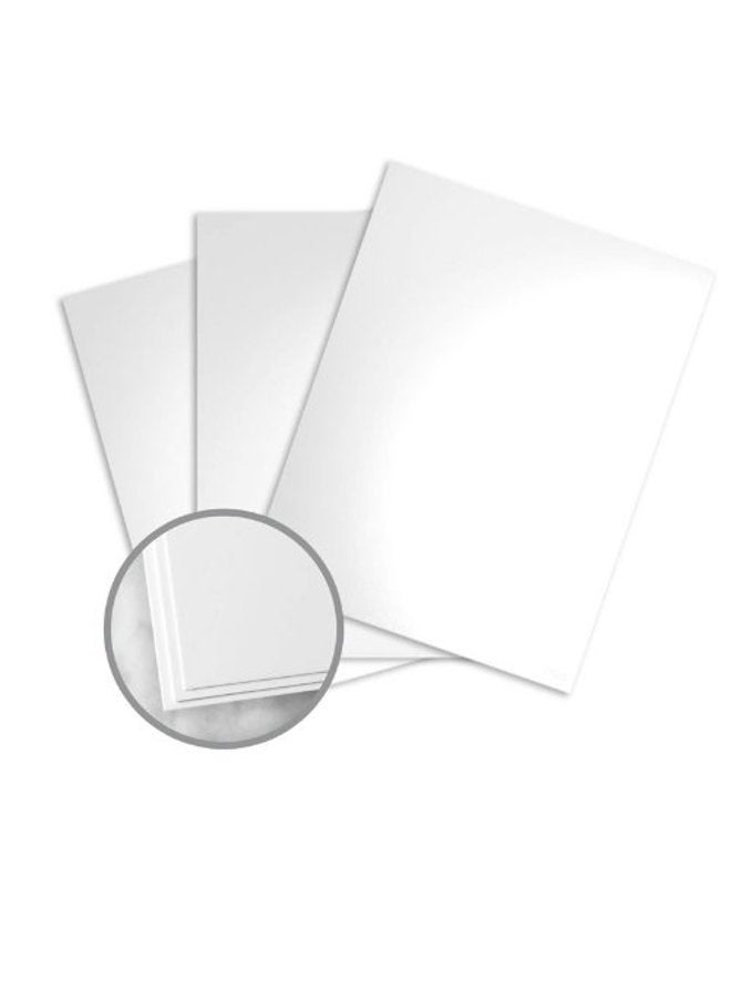 Kromekote White Paper - 8 1/2 x 11 in 10 pt Cover Glossy C/1S 200 per Package
