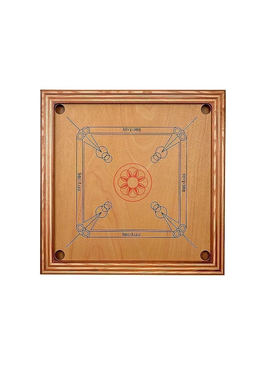 AL BADER Wooden Carrom board, Multiple Sizes with Coins and Striker. Made in Pakistan (High Quality Wood) high wooden quality 