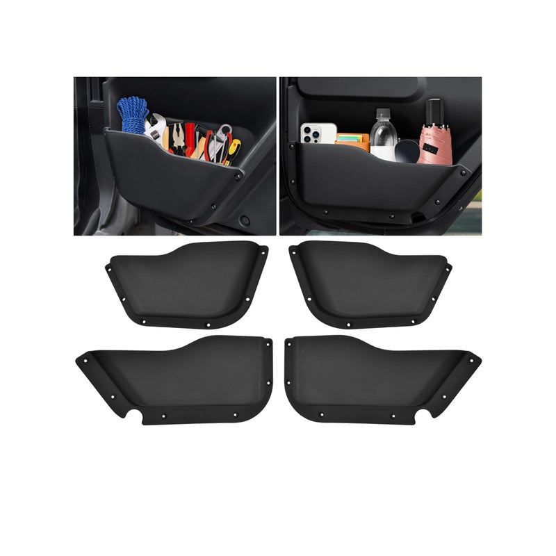 POKIAUTO Interior Door Pockets for Polaris Xpedition XP 5ADV NorthStar 2024 2025 Accessories Front Rear Interior Door Inside Storage Box Cup Holder for Xpedition XP5ADV5 20244PCS - Image 2