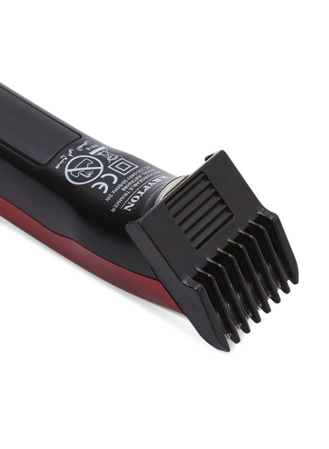KRYPTON Rechargeable Trimmer Red/Silver/Black - Image 3
