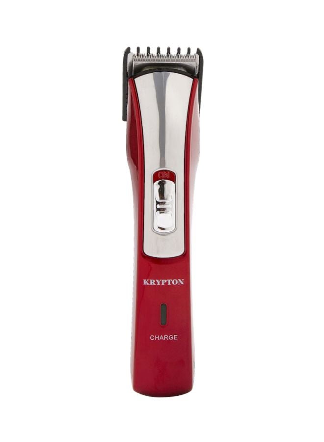 KRYPTON Rechargeable Trimmer Red/Silver/Black - Image 1