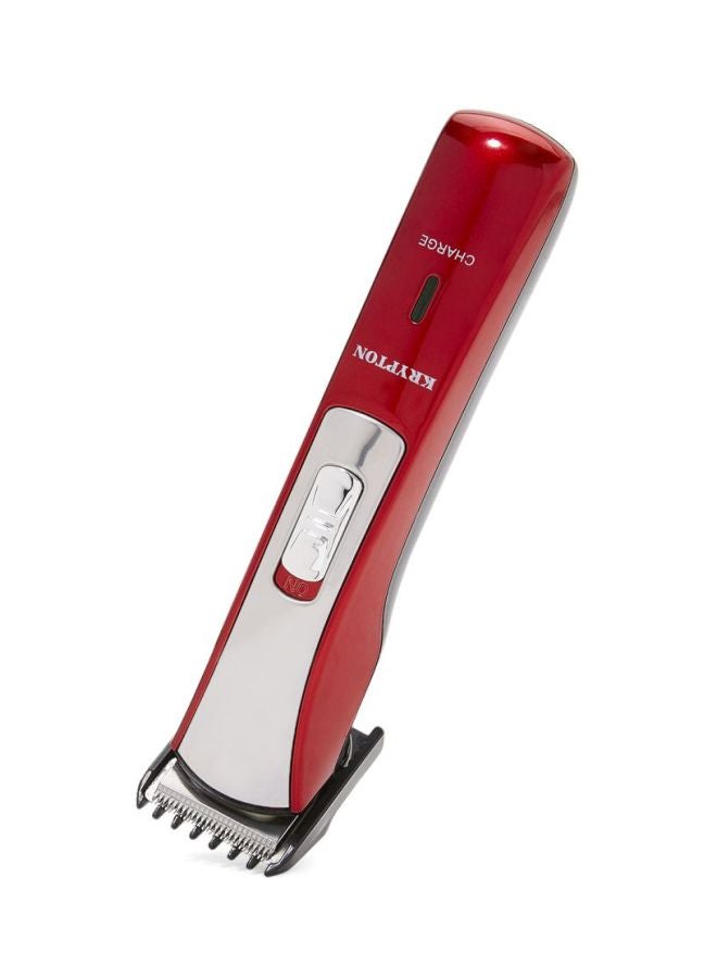 KRYPTON Rechargeable Trimmer Red/Silver/Black - Image 2