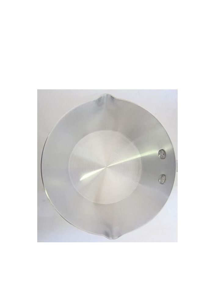 وعاء حليب من الألومنيوم بمقبض خشبي وعاء غليان قدر مطبخ 22 سم - Image 3