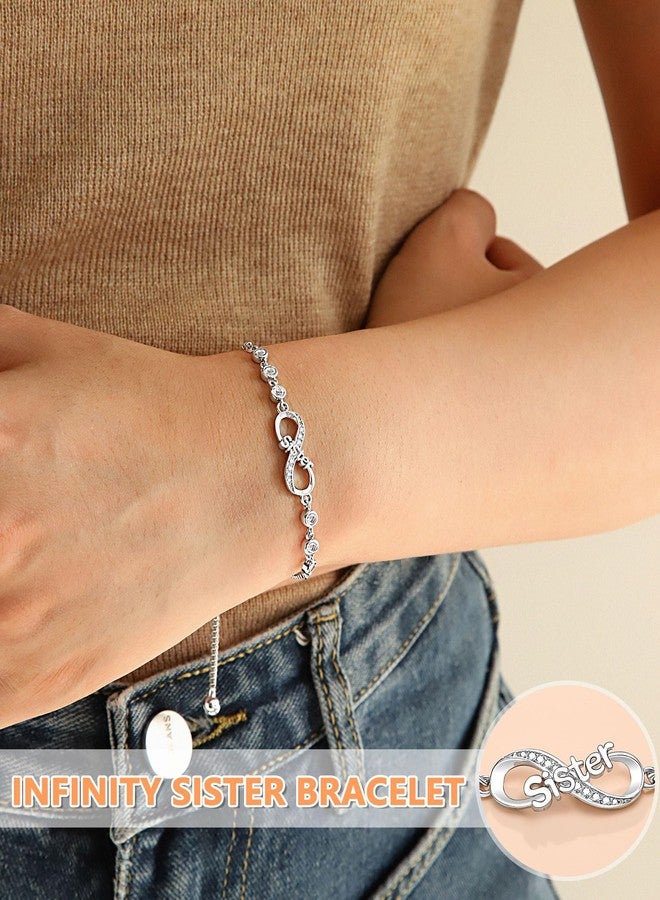 UNGENT THEM Sisters Birthday Gifts from Sister Bracelet for Women Christmas Valentines Mothers Day Ideas Gift - Image 2