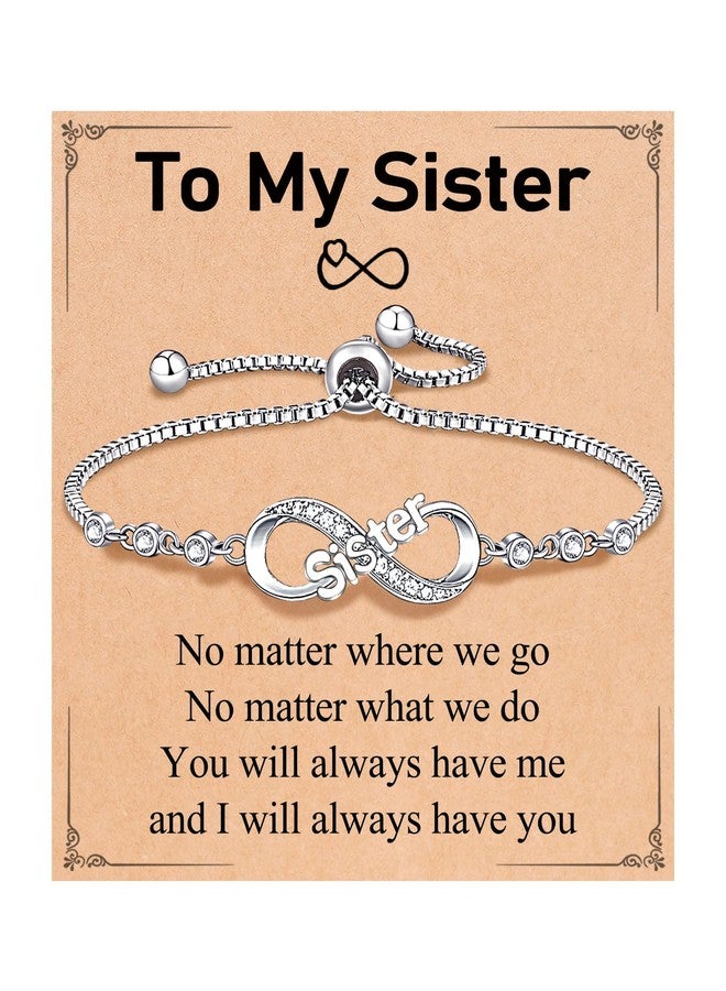 UNGENT THEM Sisters Birthday Gifts from Sister Bracelet for Women Christmas Valentines Mothers Day Ideas Gift - Image 1