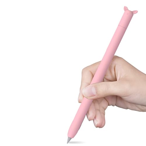 Mizi Apple Pencil Pro (2024) & Apple Pencil 2nd Generation Duotone Case Cover Silicone Sleeve Skin - Pink - Image 1