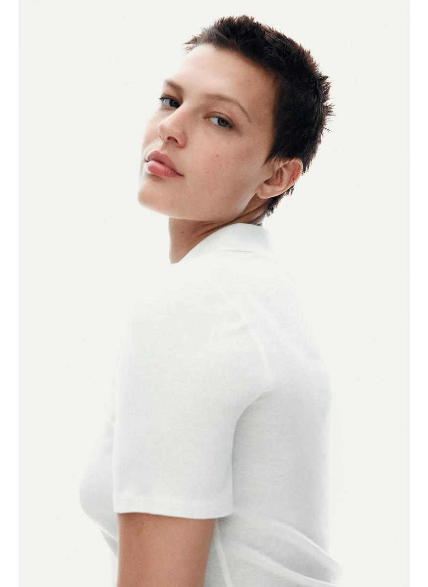 H&M Fitted Polo Shirt