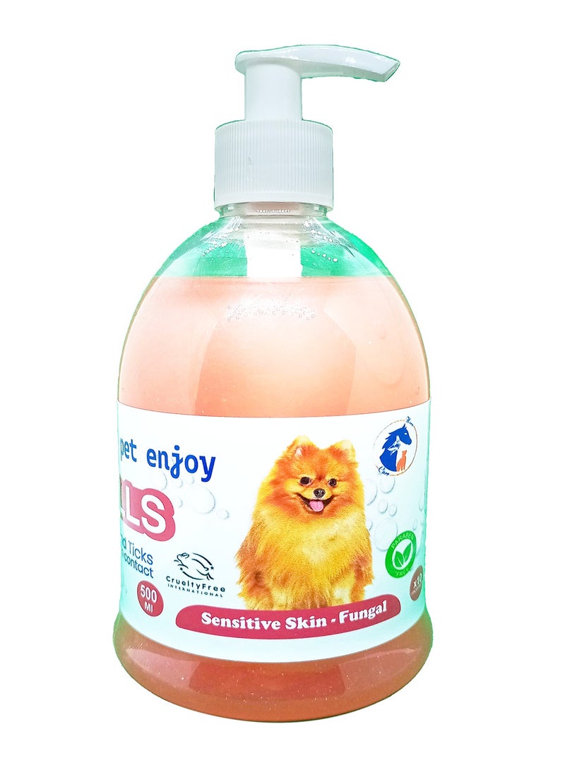 HERA Cat-Dog Shampoo Cherry -Ticks Fleas Mites 500ML - Image 2