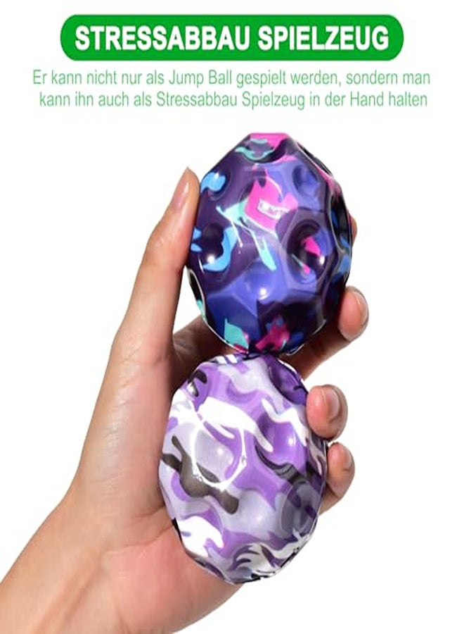 كرة ويلينجود 3-St Space Moon، كرة القفز الفلكية، كرة القفز الصغيرة، كرة القفز خفيفة الوزن للغاية، كرات نطاطة، لعبة تفاعلية لتخفيف التوتر - Image 1