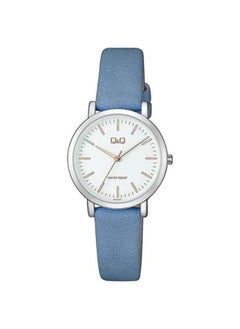 Leather Analog Wrist Watch QZ87J301Y