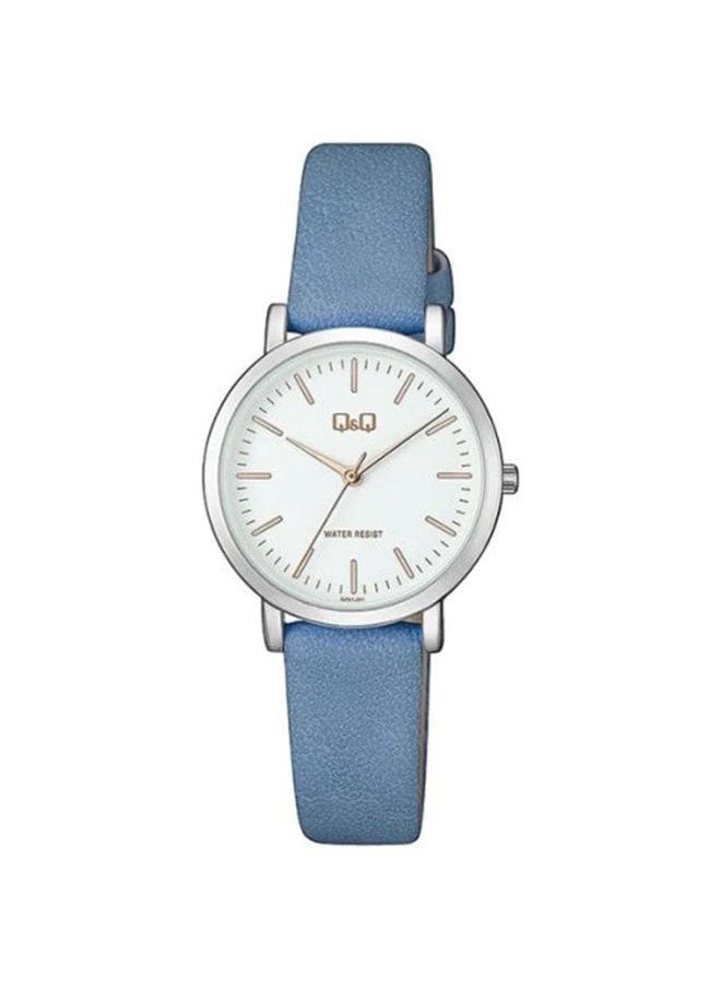 Q&Q - Leather Analog Wrist Watch QZ87J301Y - Image 1