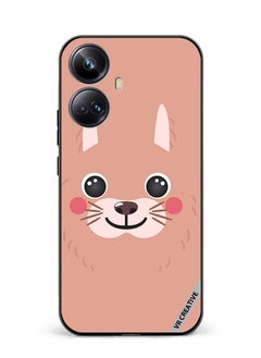 VR CREATIVE Protective Case Cover For Realme 10 Pro Plus Lama Cartoon Face Design Multicolour  - Image 1
