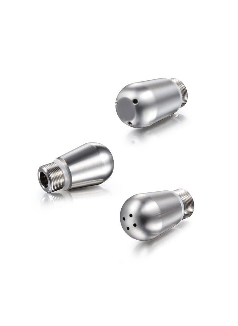 Generic - Coffee Maker Steam N3&4 Hole Nozzle, 304 Stainless Steel Steam Wand Milk Foam Spout with Multiple Holes Steam Wand Tip for Breville 8 Series Espresso Machine Steam Wand Tip Part Replacement - Image 1
