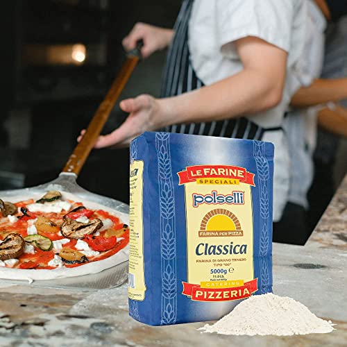 POLSELLI Classica, Tipo "00" Double Zero Flour Extra Fine, 11 lbs (5 kg), Neapolitan Italian Pizza, Bread, Pasta, and more, All Natural, Unbleached, Unbromated, No Additives - Image 4