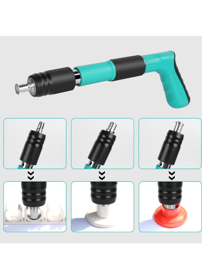 Manual Steel Nail Gun with Steel Nails.Manual Concrete Nail Guns for Carpentry, Home Decoration, Building Maintenance, and DIY Projects  - Image 2