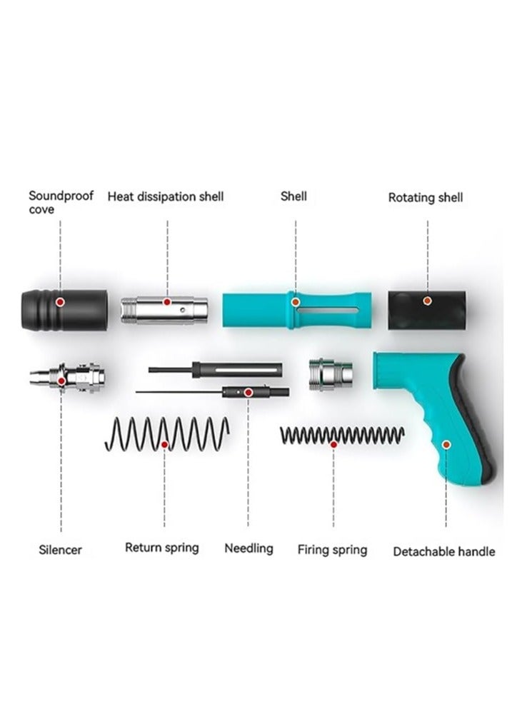 Manual Steel Nail Gun with Steel Nails.Manual Concrete Nail Guns for Carpentry, Home Decoration, Building Maintenance, and DIY Projects  - Image 3