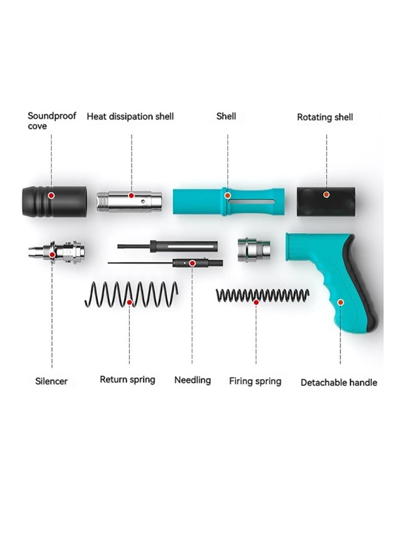 Manual Steel Nail Gun with Steel Nails.Manual Concrete Nail Guns for Carpentry, Home Decoration, Building Maintenance, and DIY Projects  - Image 4