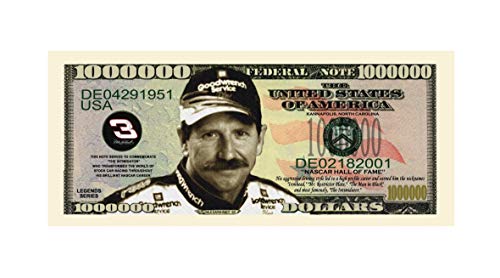 American Art Classics Dale Earnhardt Million Dollar Novelty Bill Collectible - Image 5
