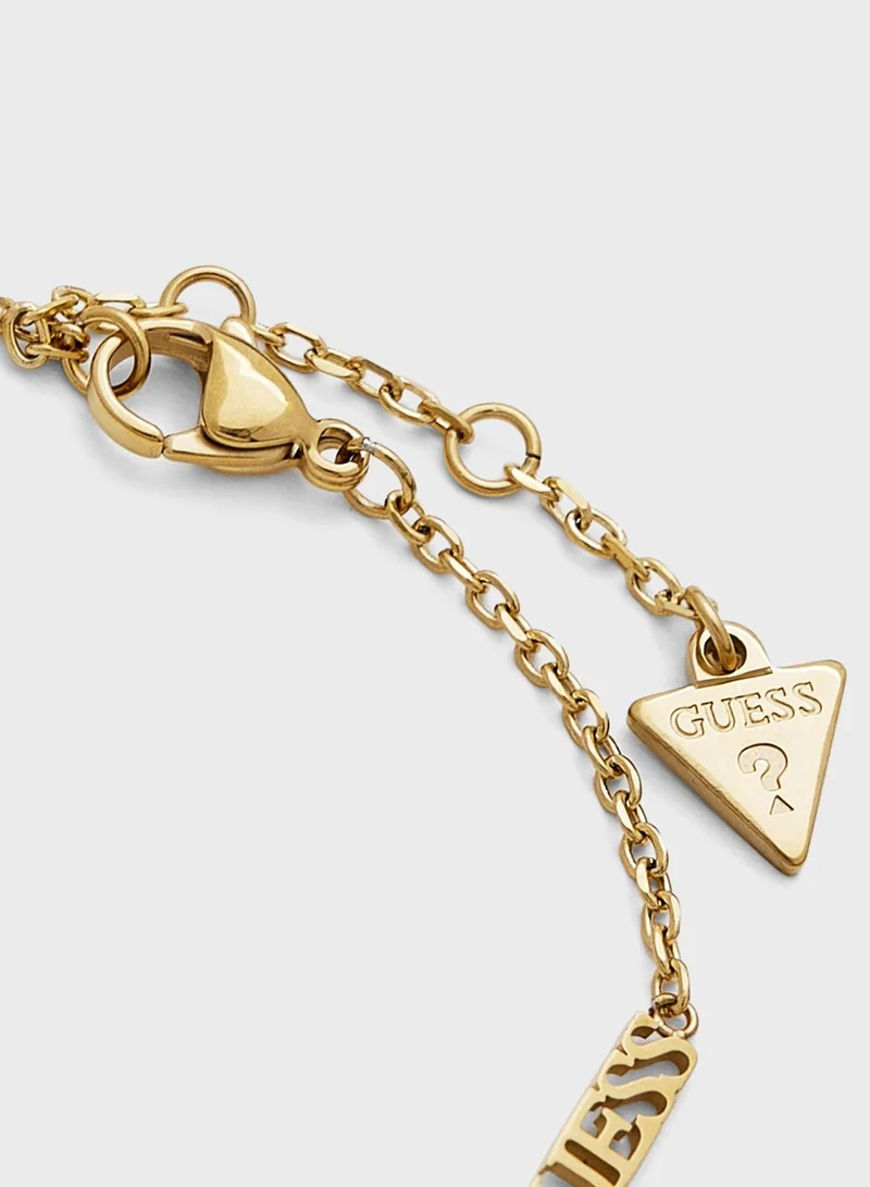 GUESS Round Detailed Chain Bracelet
